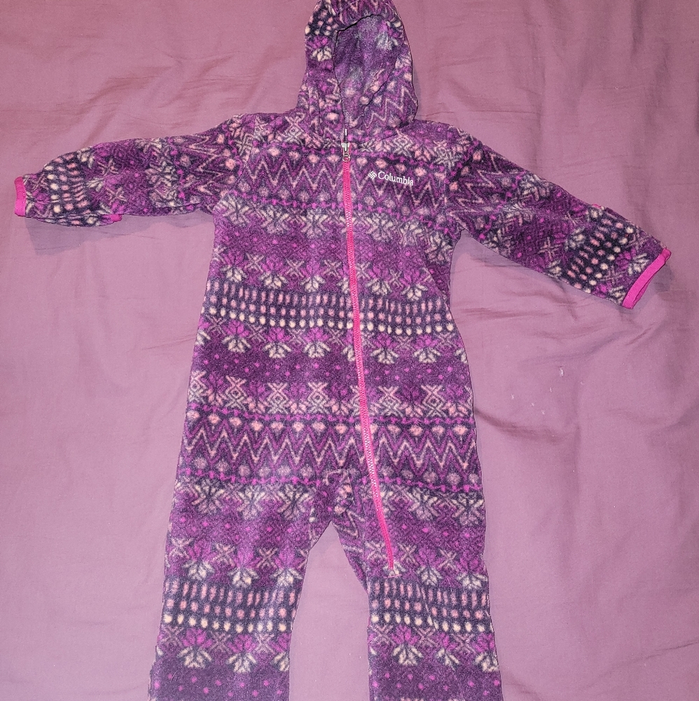Columbia 12-18 month fleece bunting